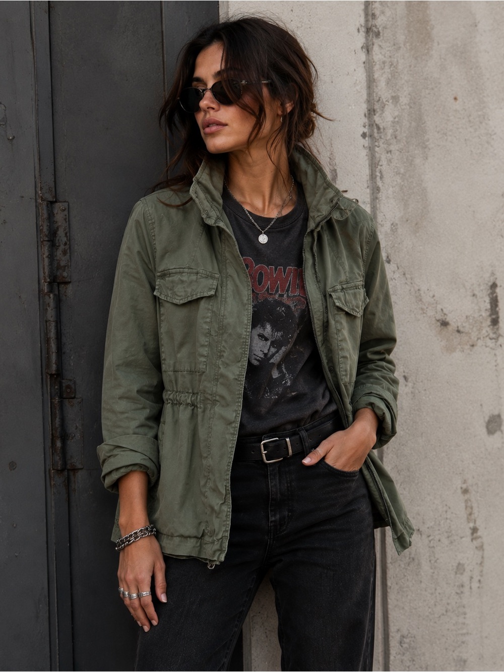 GAP Olive Utility Jacket for Women